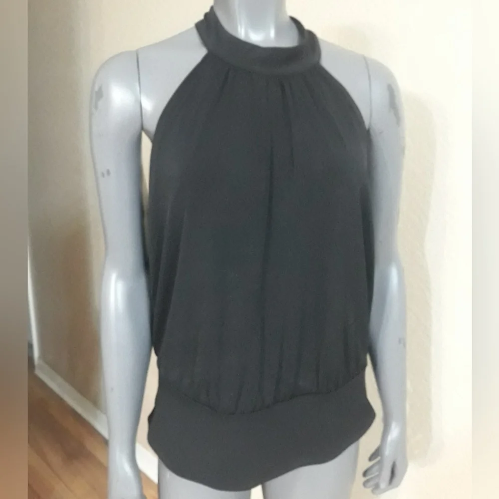Boston Proper Mock Neck Halter Top - Picture 7 of 14